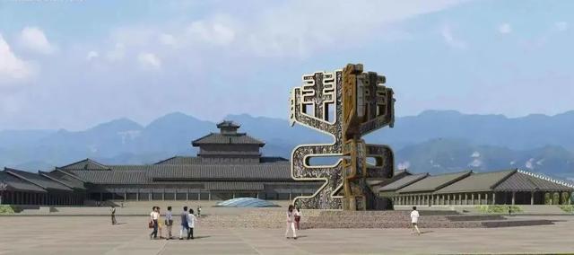 周原博物院擴建，工程建設建筑面積80500平方米
