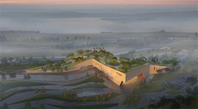 黃河博物館設計占地400畝，投資約19.3億元，打造鄭州新地標