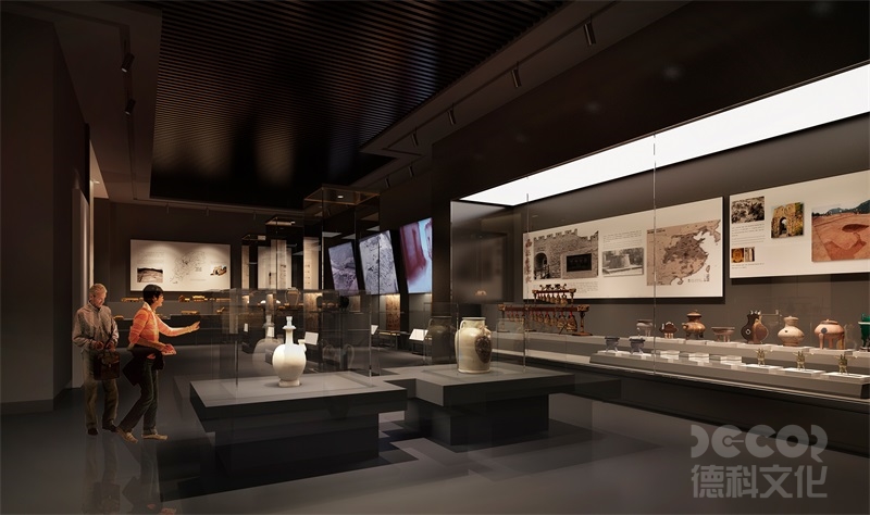 在博物館設(shè)計(jì)中，如何確保展品的可見(jiàn)性？